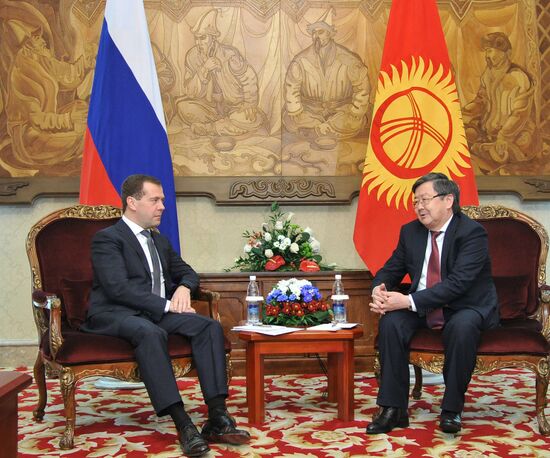 Dmitry Medvedev meets with Zhantoro Satybaldiyev