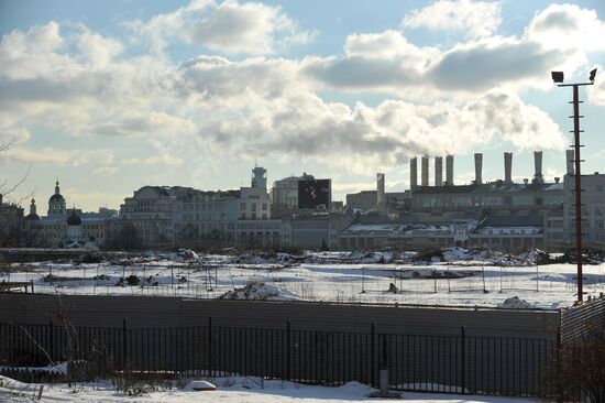 Site of the demolished Rossiya Hotel
