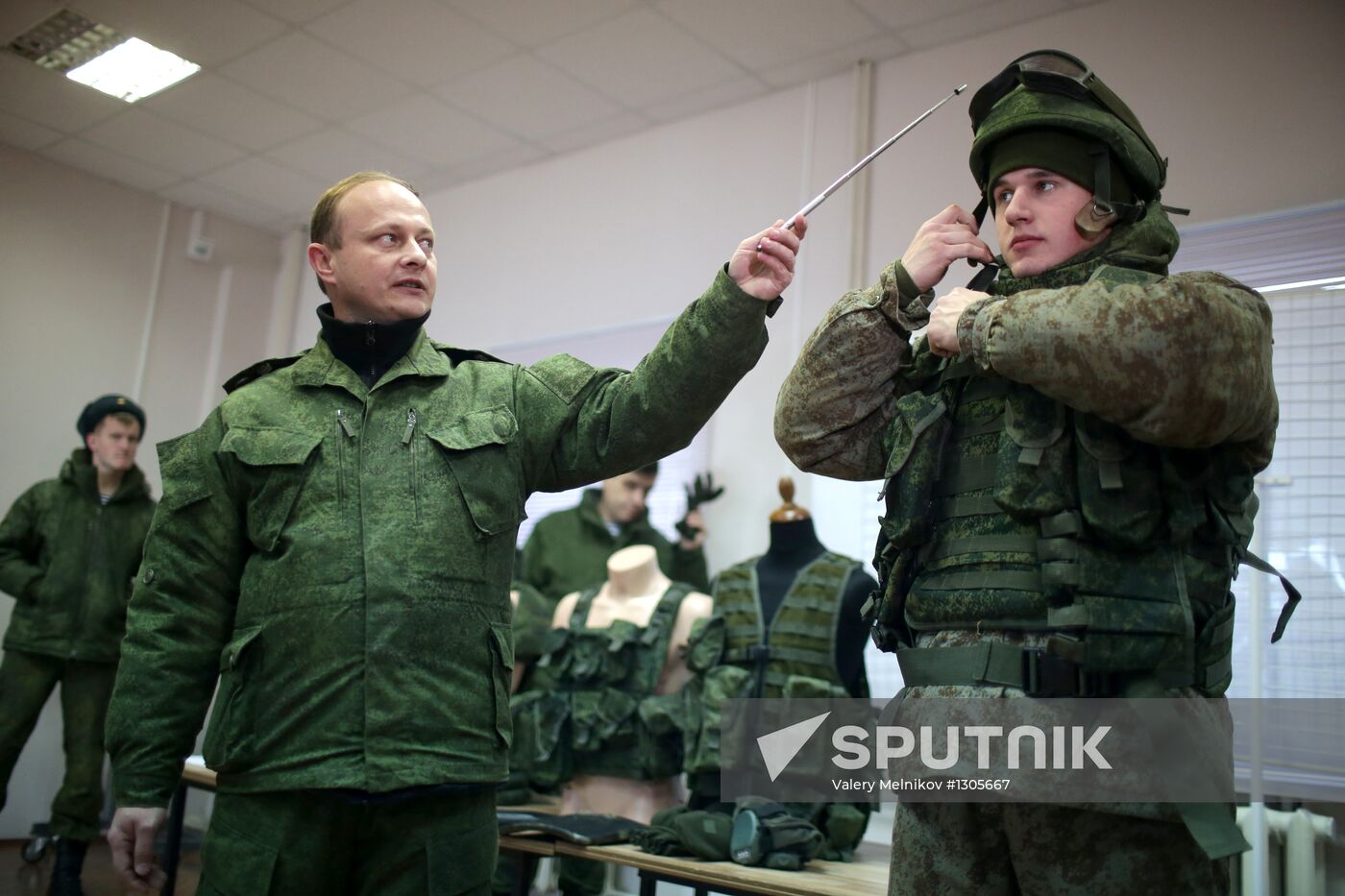 Russian Armed Forces ground troops test military equipment