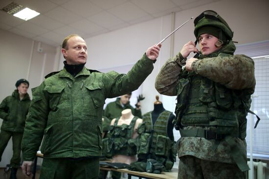 Russian Armed Forces ground troops test military equipment