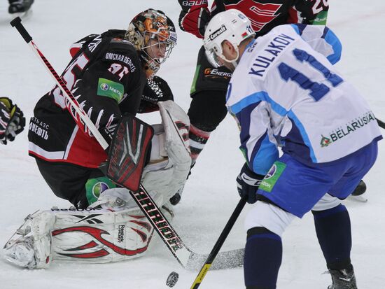 Kontinental Hockey League. Avangard vs. Dinamo Minsk