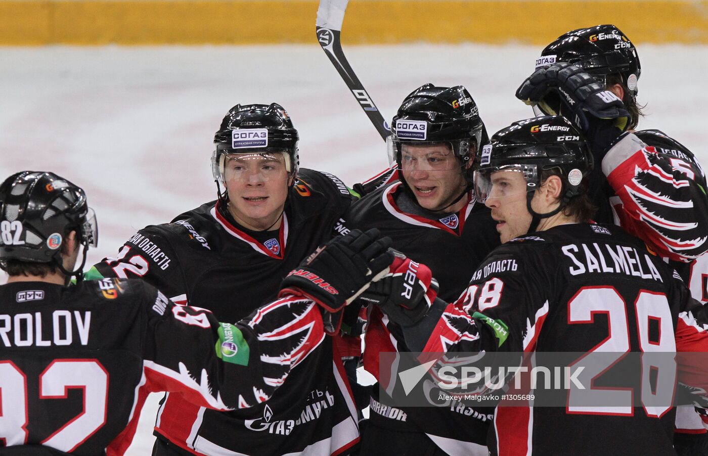 Kontinental Hockey League. Avangard vs. Dinamo Minsk