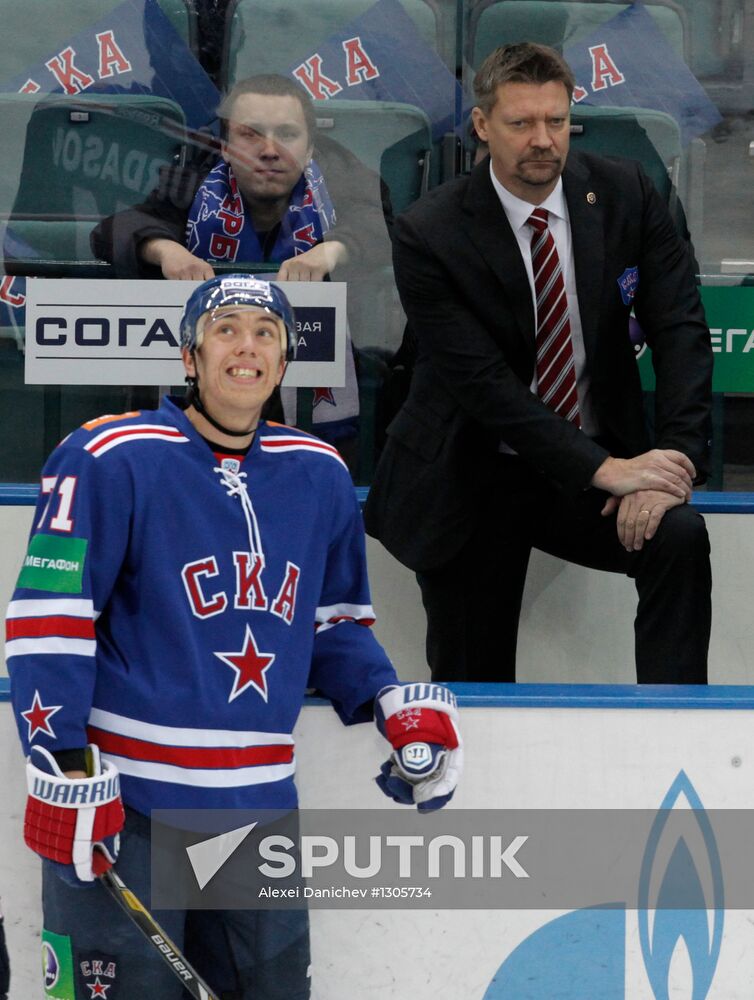 KHL. SKA St. Petersburg vs. Atlant Moscow Region