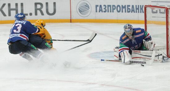 Kontinental Hockey League. SKA vs. Atlant