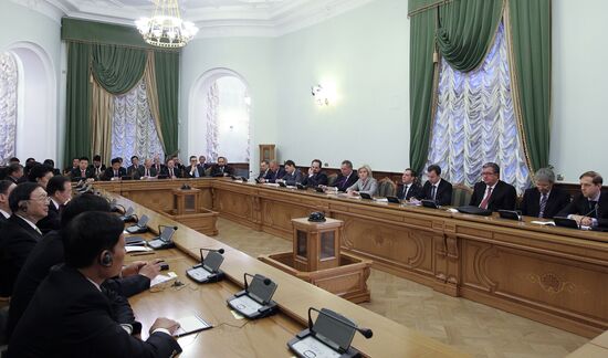 Russian-Chinese talks