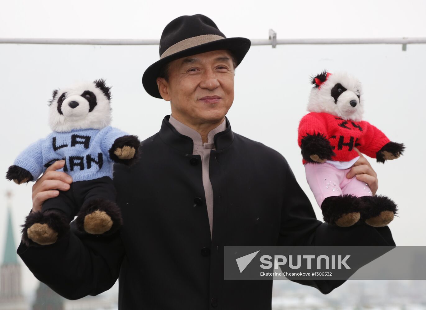 Jackie Chan photo call in Moscow