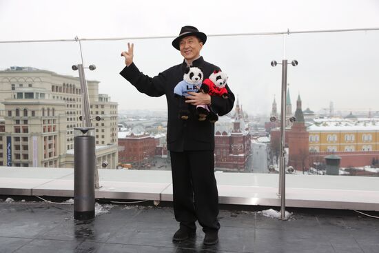 Jackie Chan photo call in Moscow