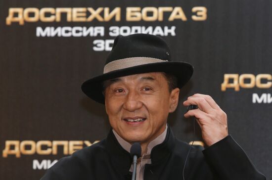 Jackie Chan photo call in Moscow