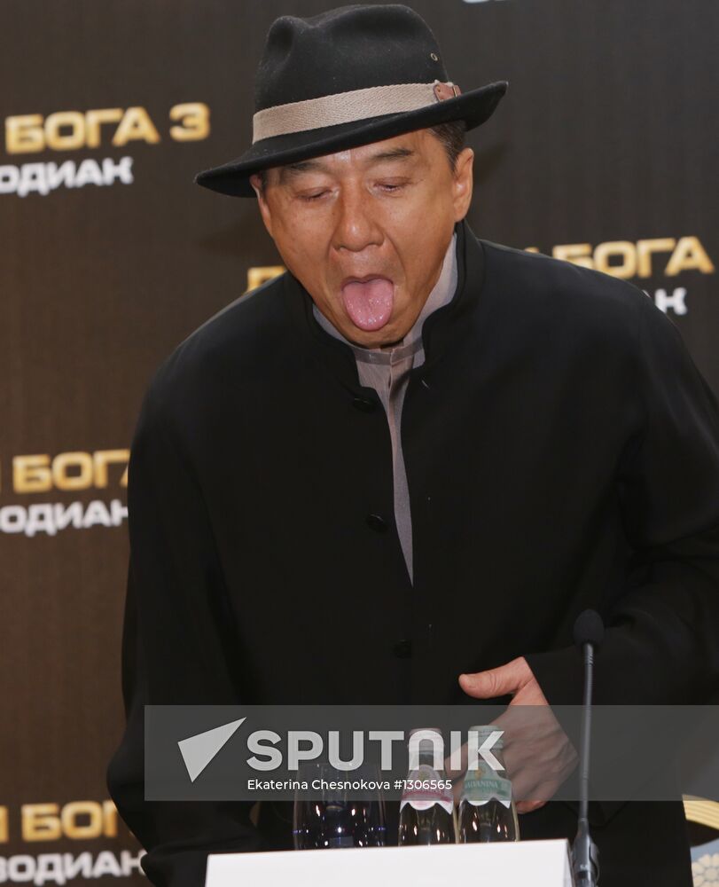 Jackie Chan photo call in Moscow