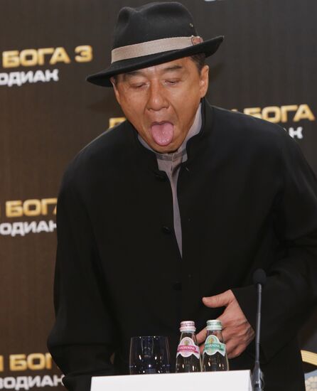 Jackie Chan photo call in Moscow