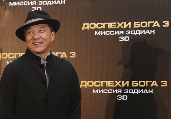 Jackie Chan photo call in Moscow