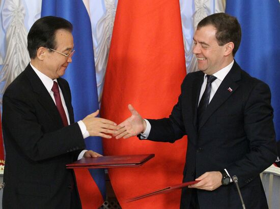 Russian-Chinese intergovernmental talks