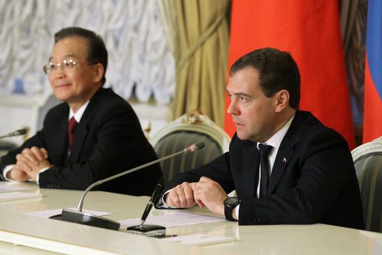 Russian-Chinese government talks