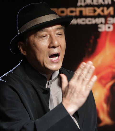 Interview with Jackie Chan in Moscow