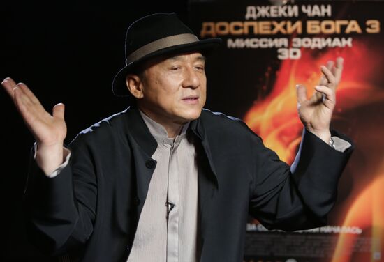 Interview with Jackie Chan in Moscow