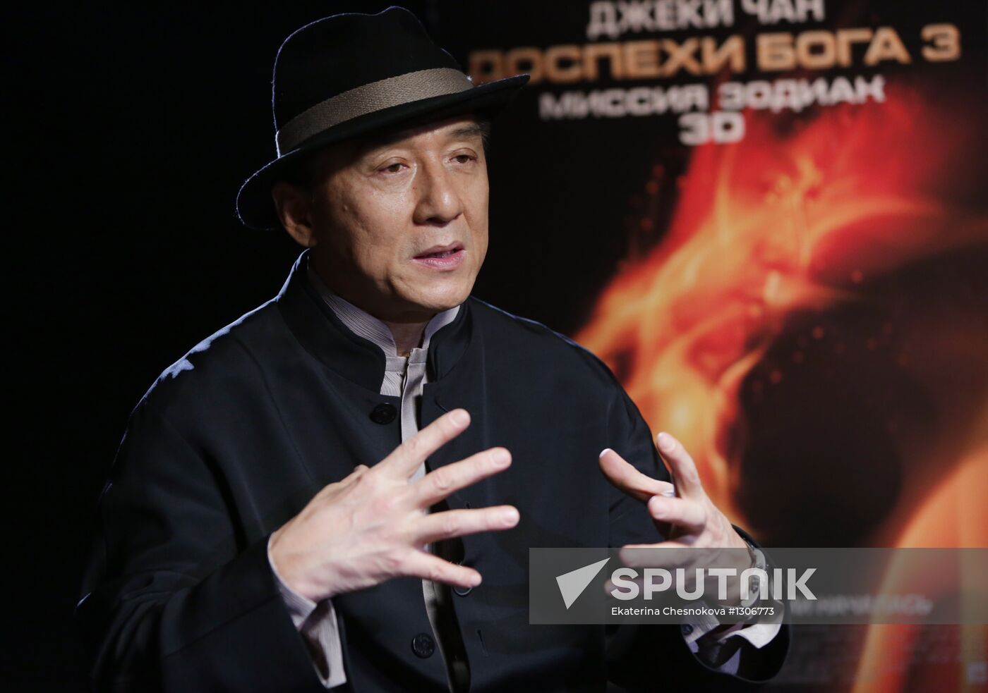 Interview with Jackie Chan in Moscow