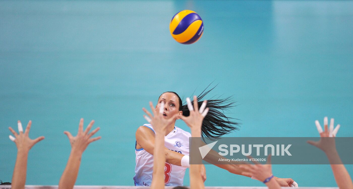 Volleyball. Women's Champions League. Dinamo vs. Lokomotiv