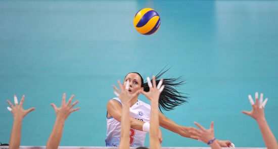 Volleyball. Women's Champions League. Dinamo vs. Lokomotiv