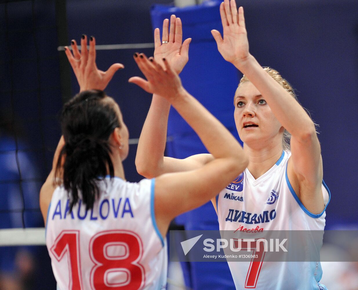 Volleyball. Women's Champions League. Dinamo vs. Lokomotiv