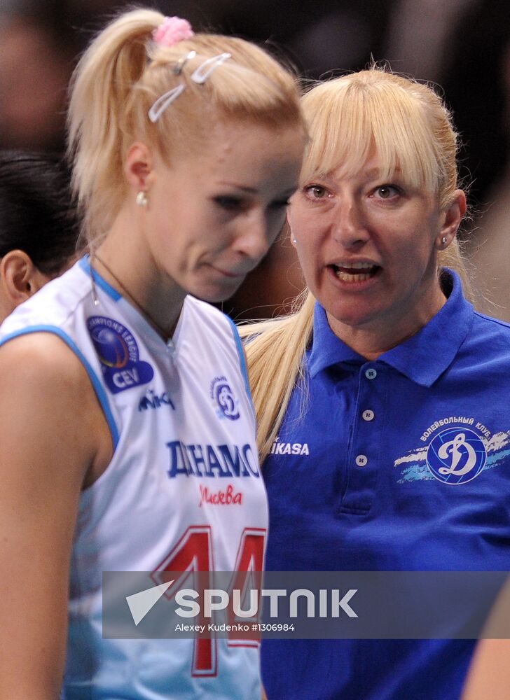 Volleyball. Women's Champions League. Dinamo vs. Lokomotiv