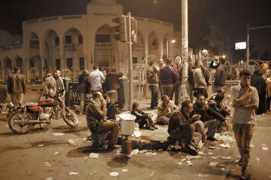 Mass protest of opposition in Cairo