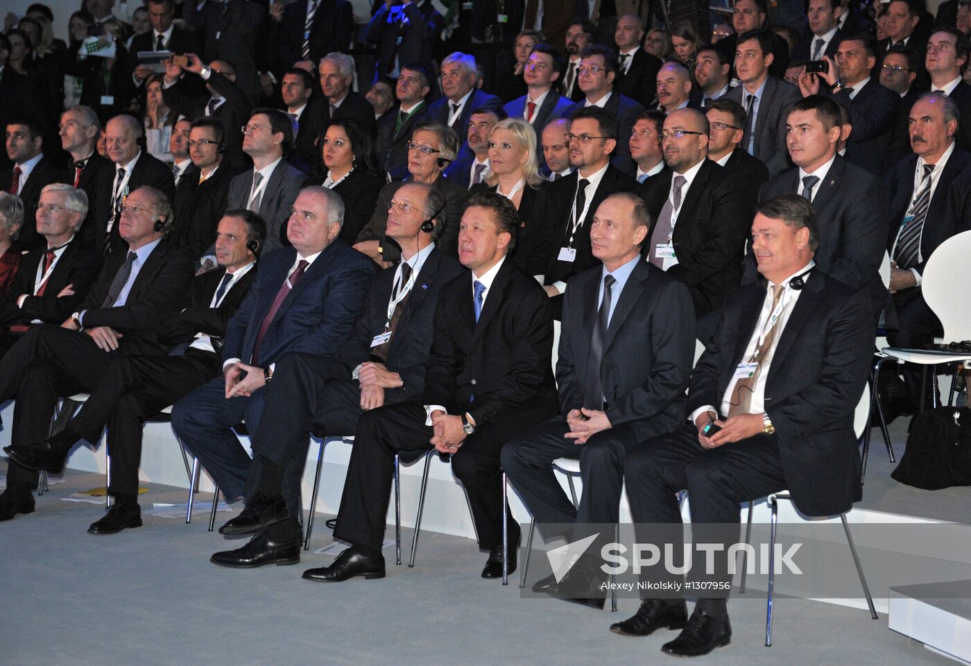 Vladimir Putin at launch ceremony for South Stream construction