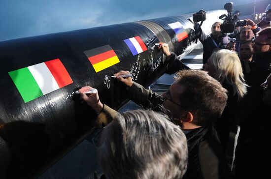 South Stream construction kicks off