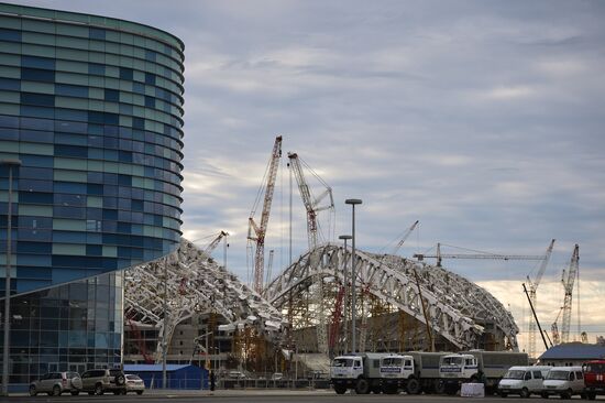 Construction of Olympic facilities in Imereti Valley in Sochi