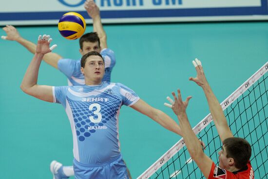 Volleyball Superleague. Zenit-Kazan vs. Belogorye