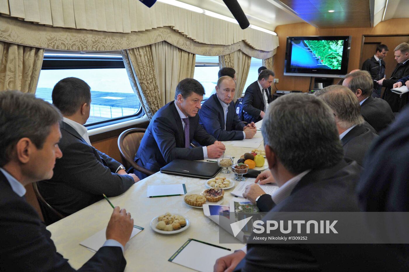 Vladimir Putin holds a number of events in Krasnodar Territory