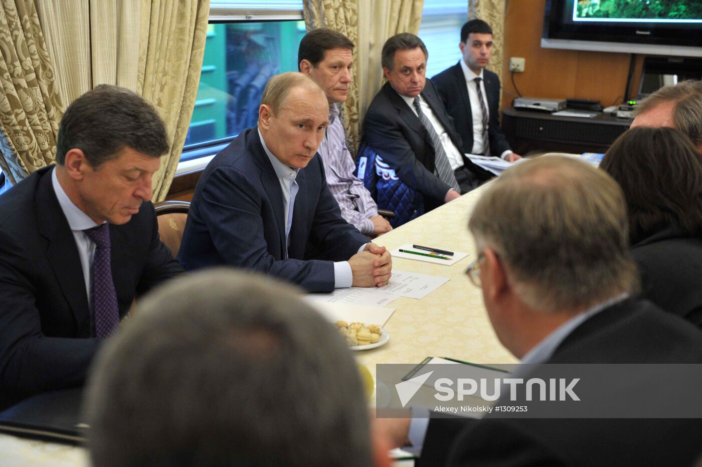Vladimir Putin holds a number of events in Krasnodar Territory