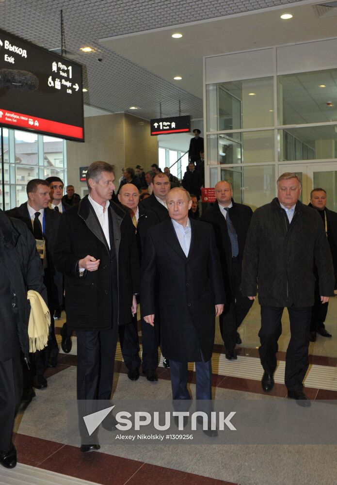 Vladimir Putin holds a number of events in Krasnodar Territory