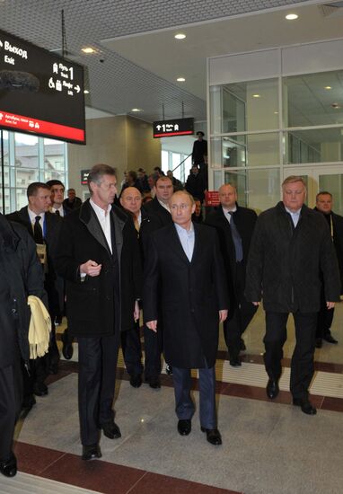 Vladimir Putin holds a number of events in Krasnodar Territory