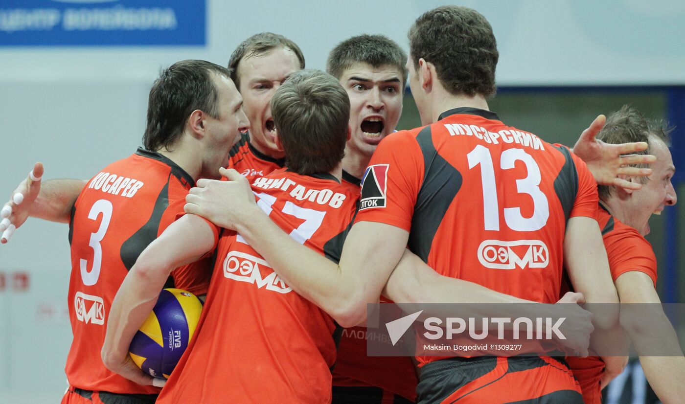 Volleyball Superleague. Zenit-Kazan vs. Belogorye