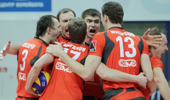 Volleyball Superleague. Zenit-Kazan vs. Belogorye