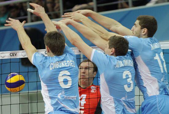Volleyball Superleague. Zenit-Kazan vs. Belogorye