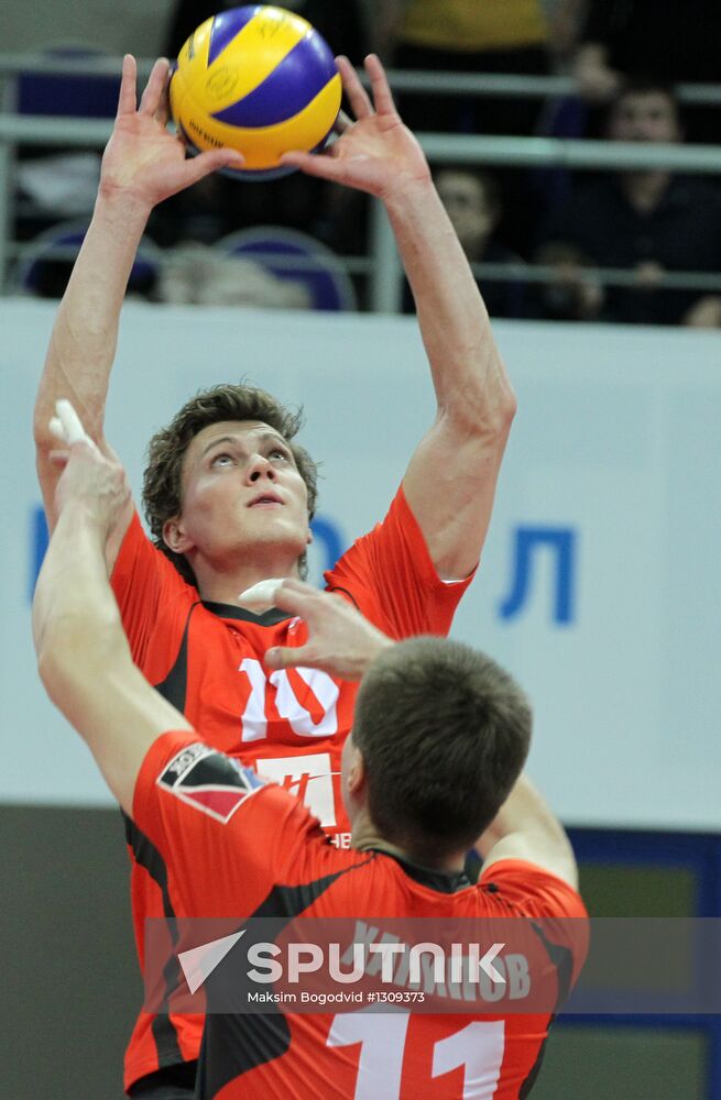 Volleyball Superleague. Zenit-Kazan vs. Belogorye