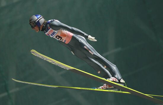 Ski Jumping. First stage of World Cup. Day Two