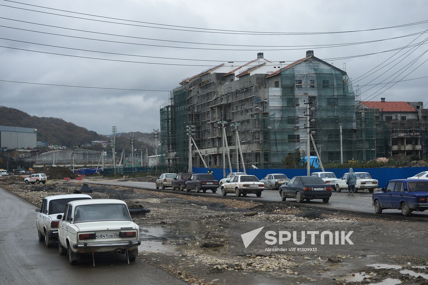 Construction of Olympic facilities in Imereti Valley in Sochi