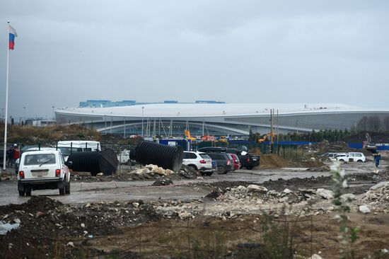 Construction of Olympic facilities in Imereti Valley in Sochi