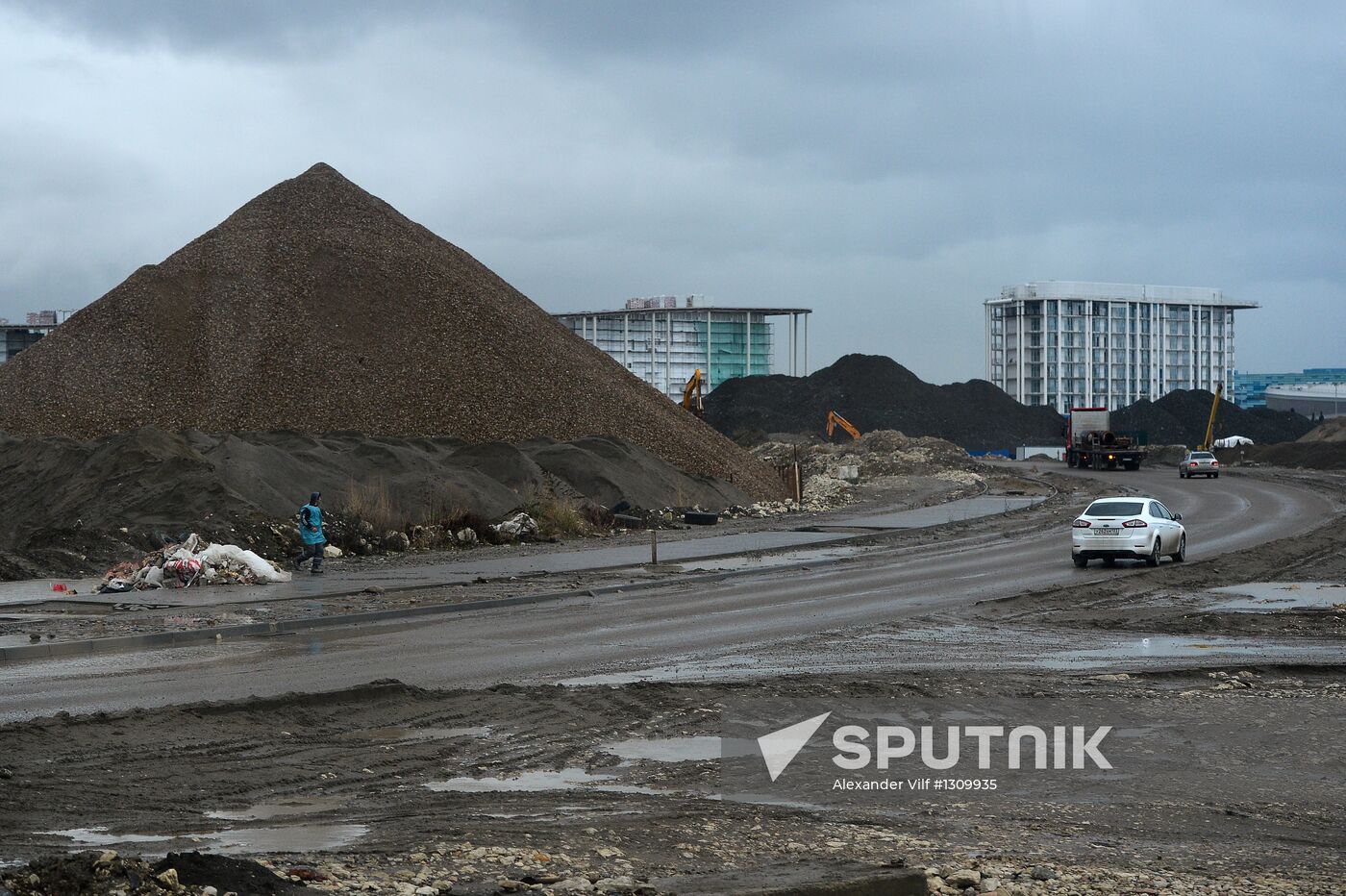 Construction of Olympic facilities in Imereti Valley in Sochi