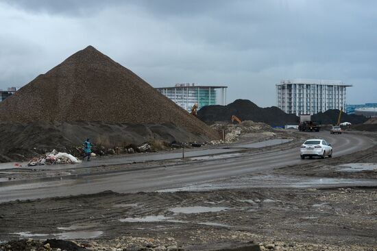 Construction of Olympic facilities in Imereti Valley in Sochi