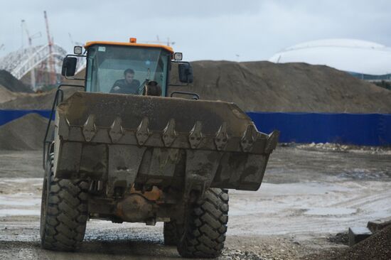 Construction of Olympic facilities in Imereti Valley in Sochi