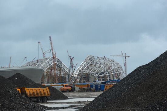 Construction of Olympic facilities in Imereti Valley in Sochi