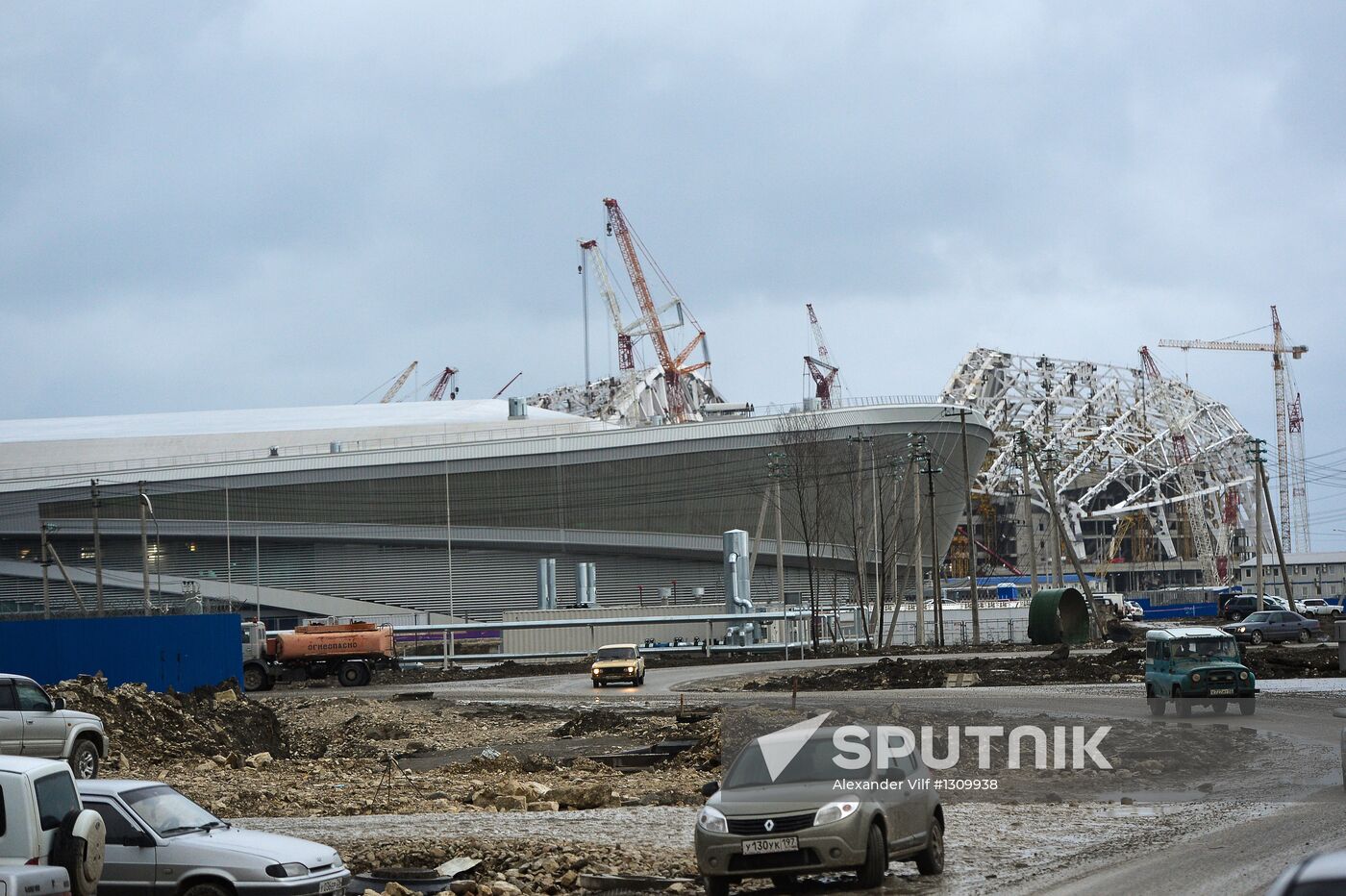 Construction of Olympic facilities in Imereti Valley in Sochi