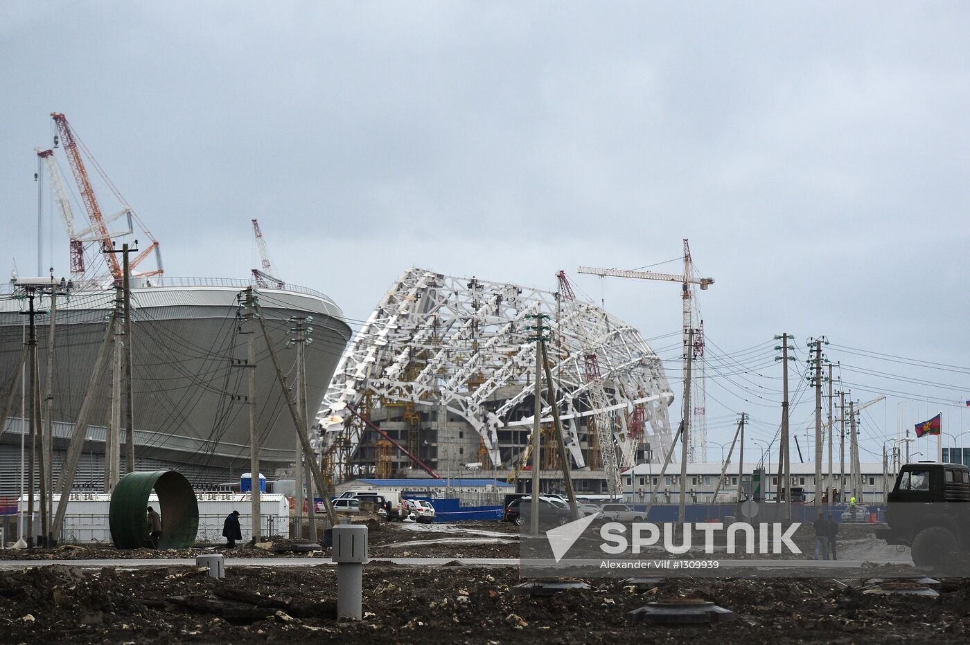 Construction of Olympic facilities in Imereti Valley in Sochi