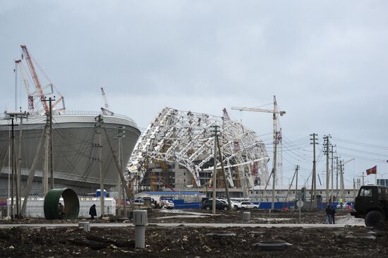 Construction of Olympic facilities in Imereti Valley in Sochi