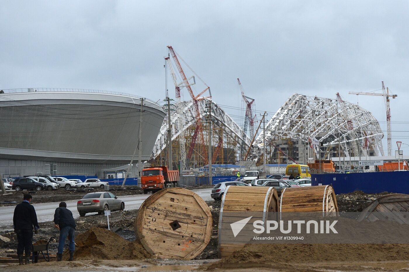 Construction of Olympic facilities in Imereti Valley in Sochi