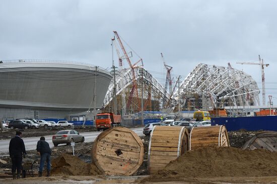 Construction of Olympic facilities in Imereti Valley in Sochi