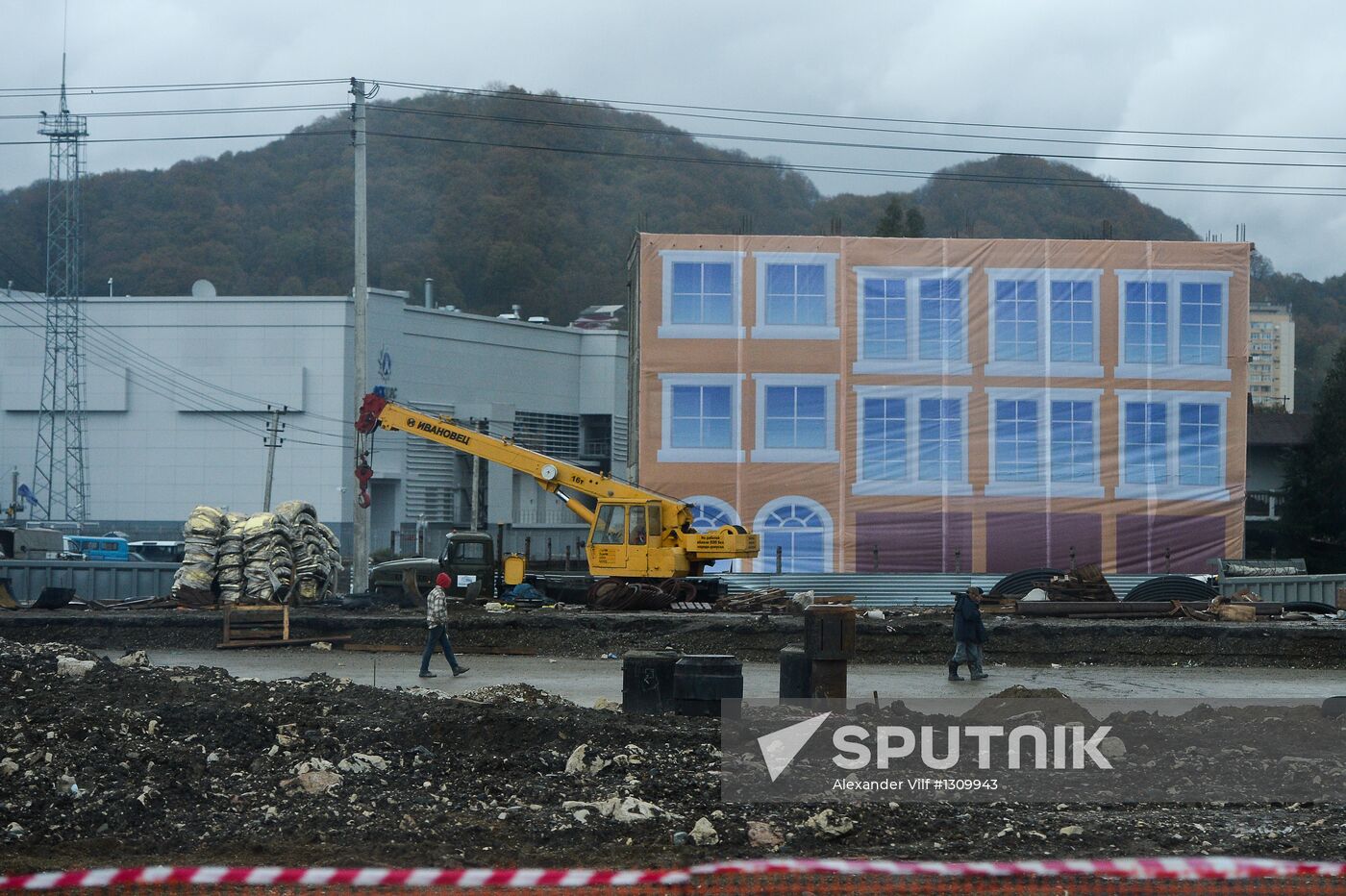 Construction of Olympic facilities in Imereti Valley in Sochi